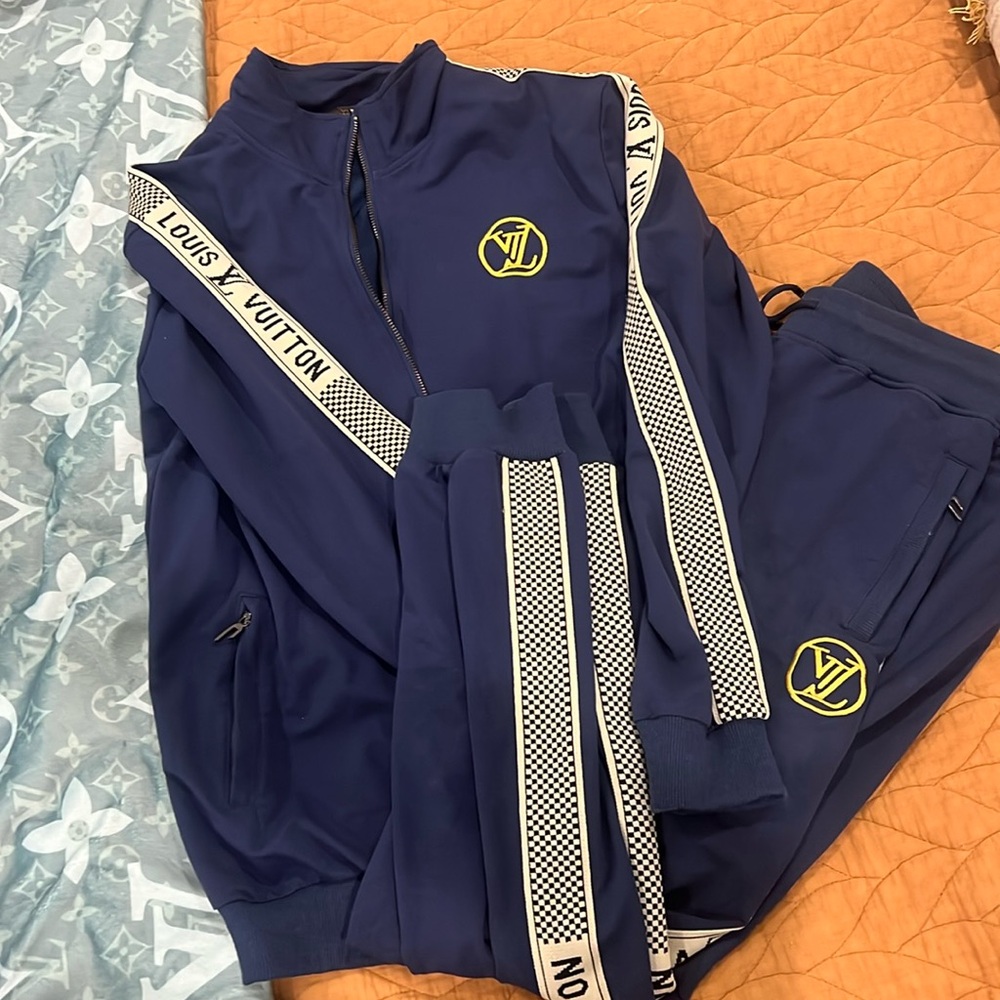 2 Piece Navy Track Suit